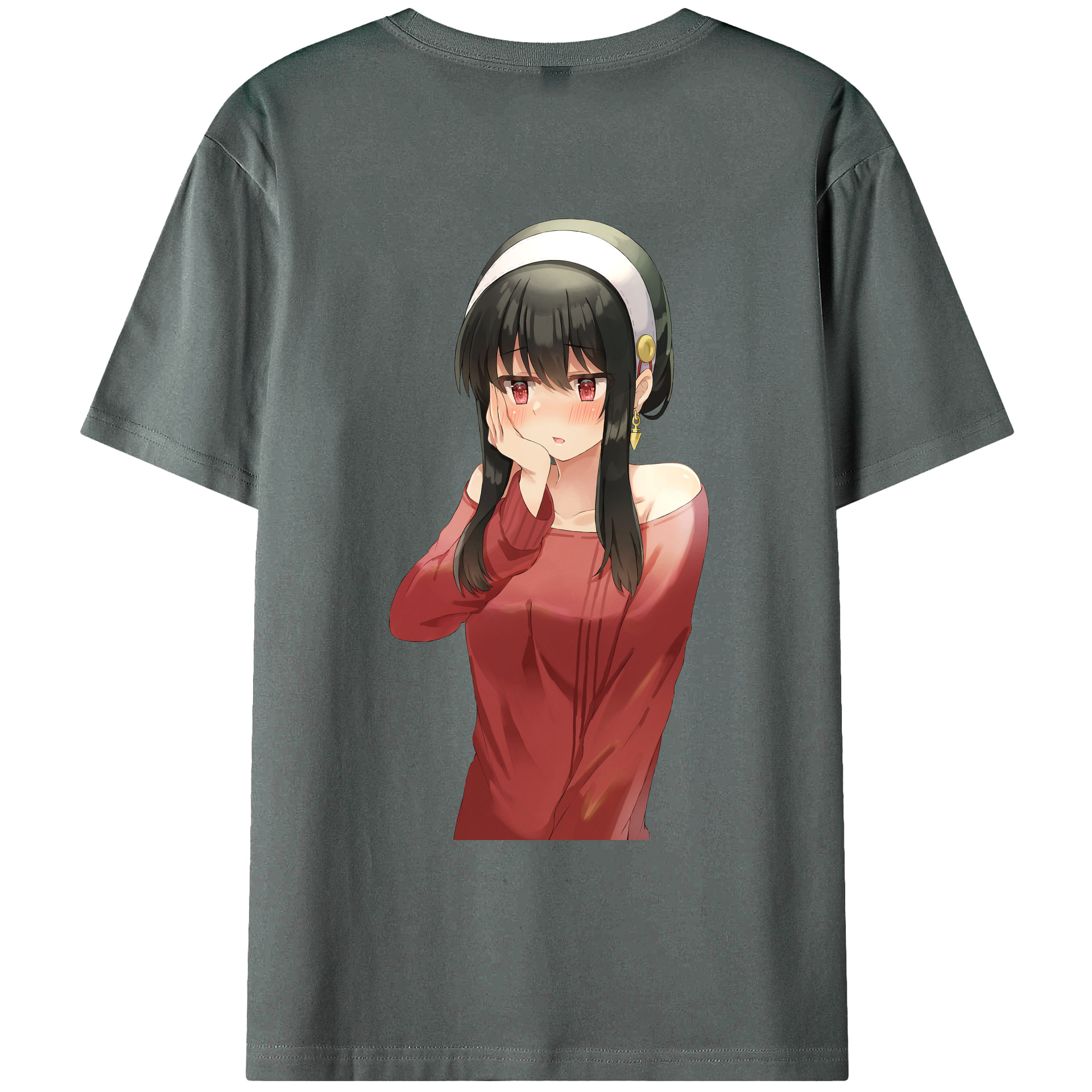 （画像用） SPY×FAMILY间谍家家酒 綿100％ メンズ半袖Tシャツ（バックプリント） 通気性